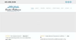 Desktop Screenshot of gbpdental.com